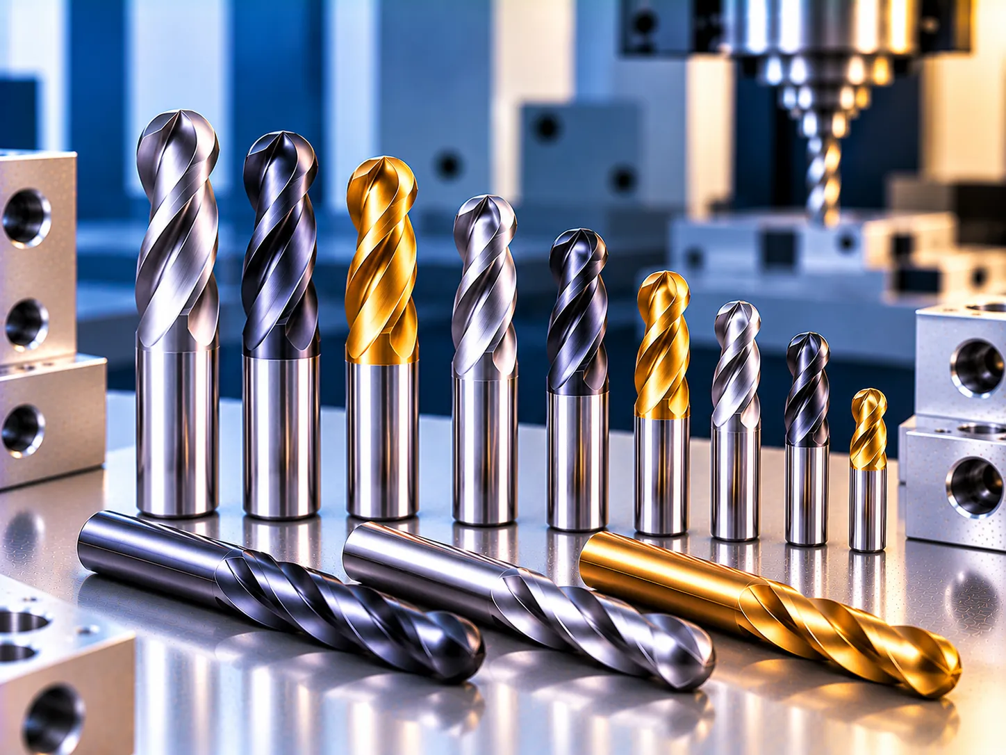 Solid Carbide Ball Nose End Mill