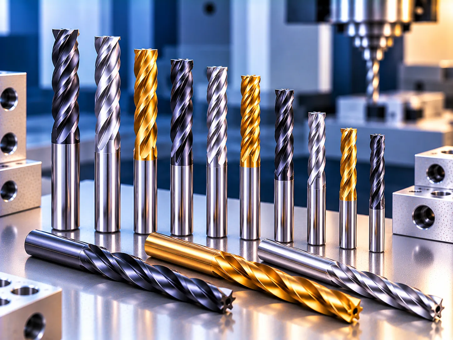 Solid Carbide Long End Mill